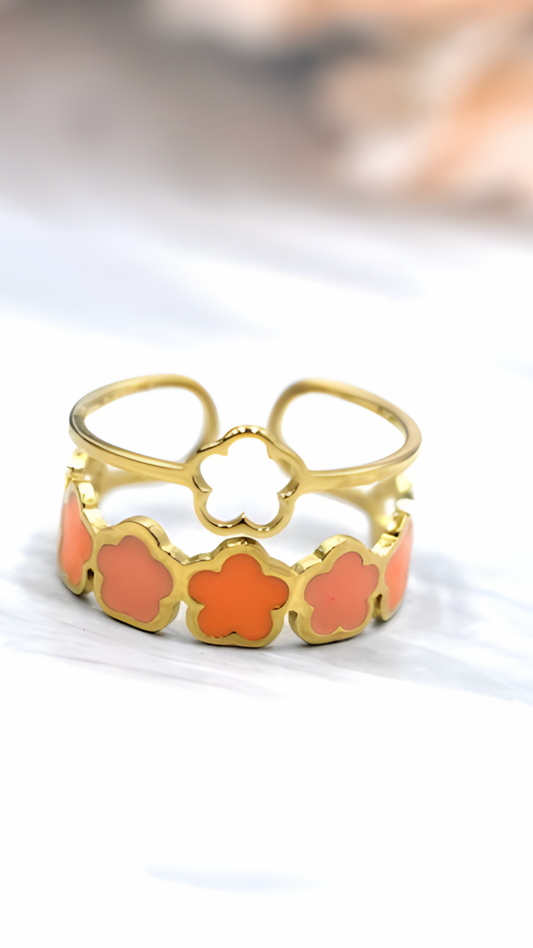 Bague Laya orange